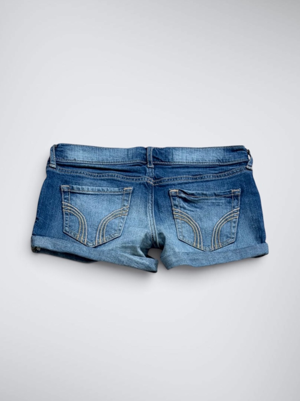 Hollister Ultra Low Rise Micro Denim Shorts